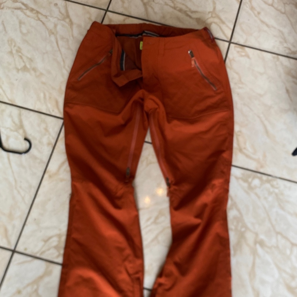 Burton Men's Rust Orange Performance Pants snow boarding